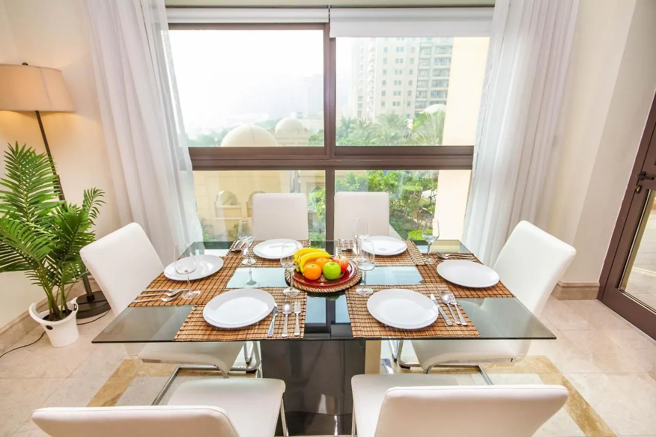 Bespoke Holiday Homes - Palm Jumeirah- 2 Bedroom Beach & Pool Access, South Residence Dubai Apartment